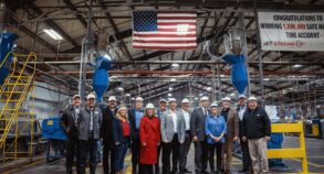 Jet Stream plant tour group photo Jet Stream plant tour group photo