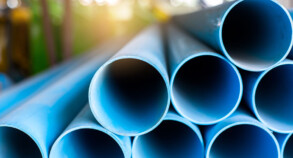 PVC Uses in Everyday Life Blue PVC plastic pipes