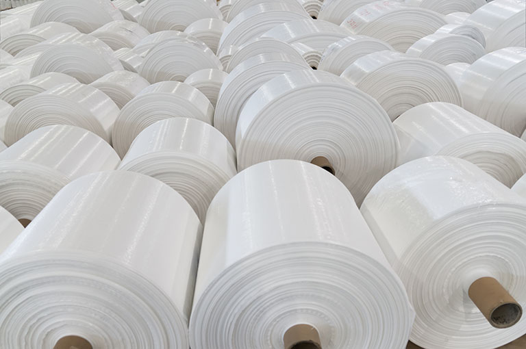 Rolls of PVC packaging